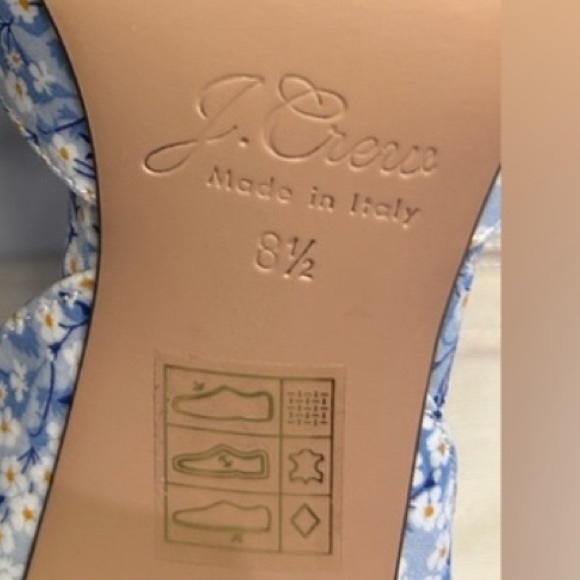 Stunning NEW J.Crew Collection Blue Bow Floral Block Heel Pumps 8.5 Orig $268 - Picture 13 of 17